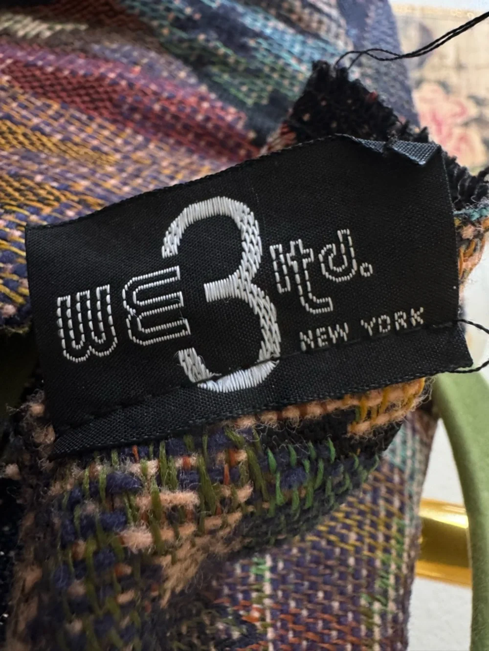 Tapestry jacket, Multicolor Fan-Pattern Jacket - Picture 3 of 4